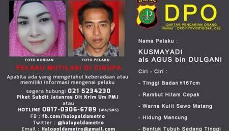 Pelaku Mutilasi Cikupa Diciduk Polisi