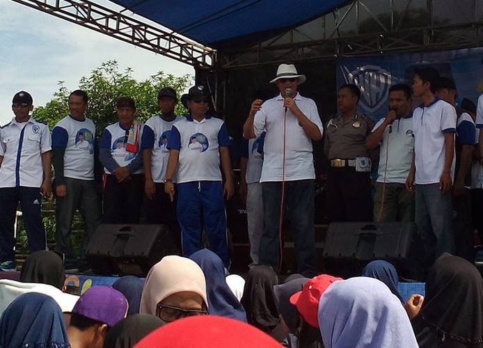 Gelaran jalan sehat didaerah bayah