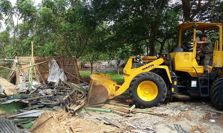 Bangunan Tempat Prostitusi Dibongkar Pemkab Tangerang
