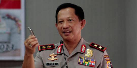 Melantik Tito Karnavian