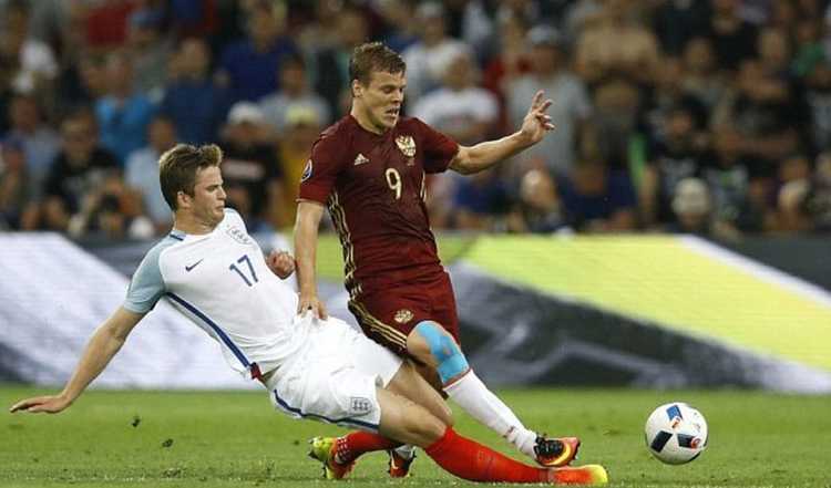 laga inggris vs rusia