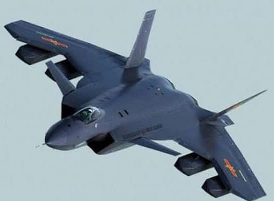 jet teampur buatan China J-20