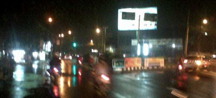 Jalan Otista Kota Tangerang Lengang