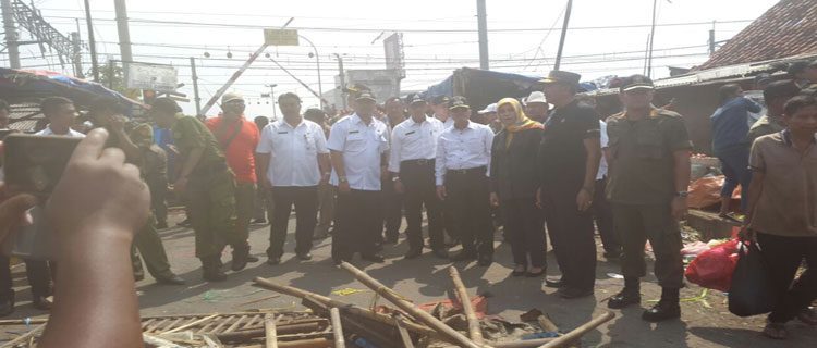 PKL Pasar Anyar Kota Tangerang Menolak Digusur