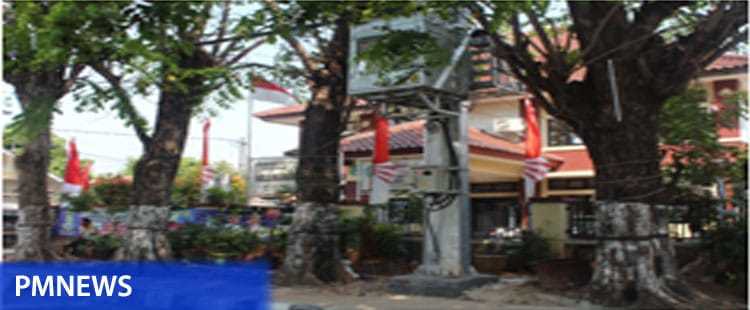 menara Base Transceiver Station ( BTS ) milik Microsell