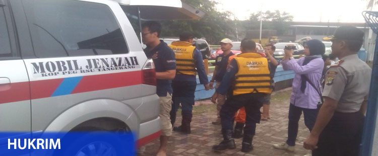 mayat lelaki di kali cisadane