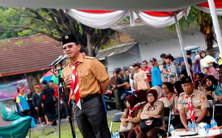 Penutupan lomba pramuka se-Kota Tangerang