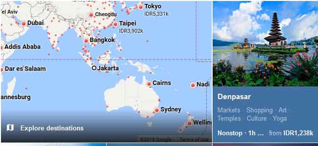 Fitur Google Flights