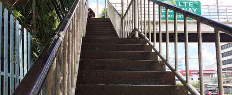 Pembongkaran JPO Siliwangi