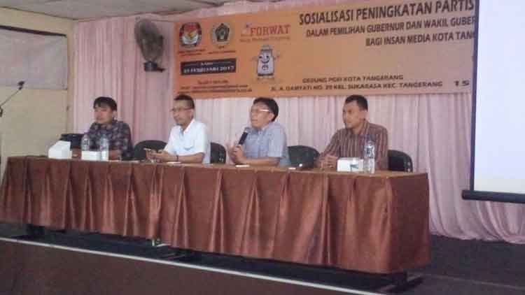 KPU, PWI dan Forwat Gelar Diskusi Suksesi pilgub