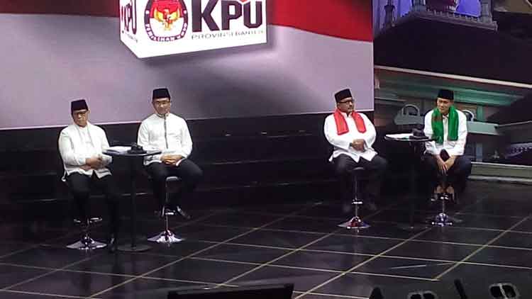 Debat publik pilkada banten Embay blunder