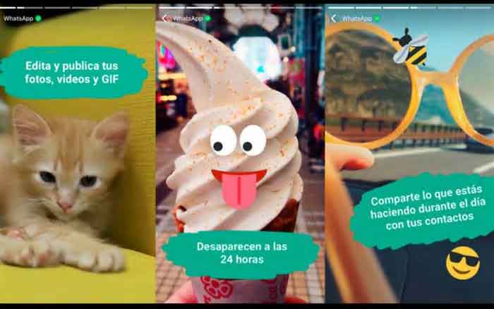 fitur update Status Foto Dan Video WhatsApp