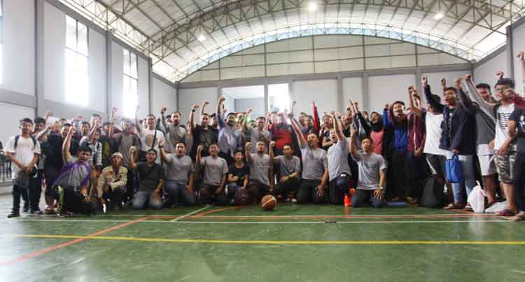 turnamen bola basket HUT Kota Tangerang