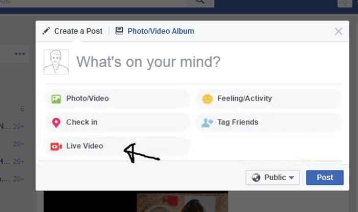 Facebook live bisa di dekstop