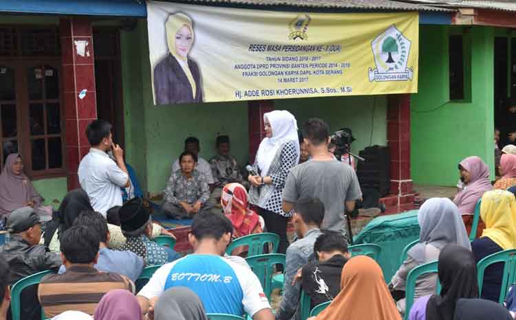 addde rosi reses di dapil kota Serang