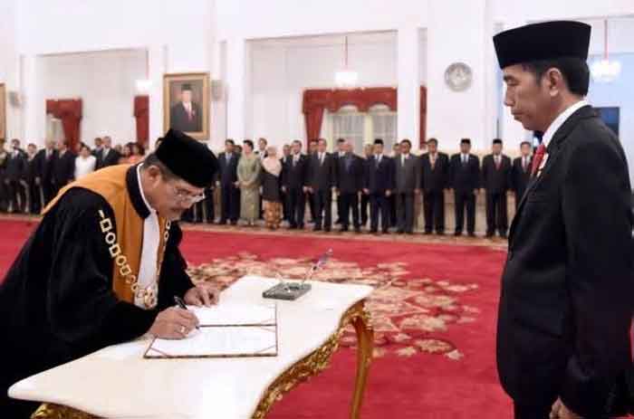 pelantikan ketua MA Hatta Ali