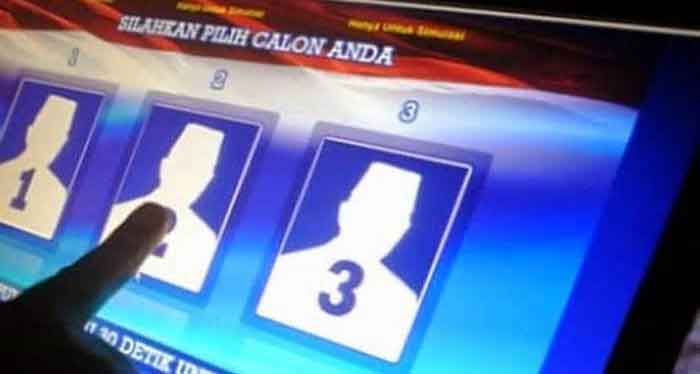pertama sistem e-voting Pilkades di Bogor