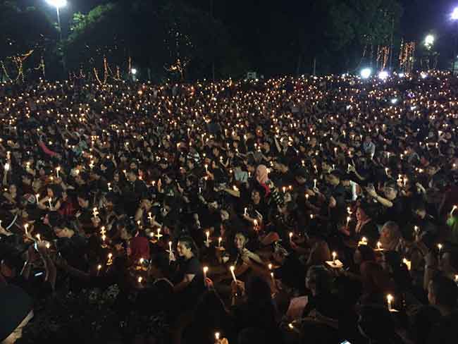 1000 lilin ahok djarot