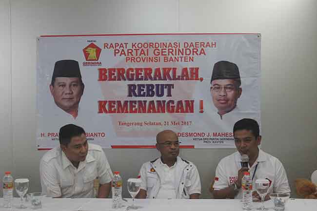 Rakorda Gerindra Banten pilkada