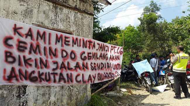 Menutup Area Tambang Lebak