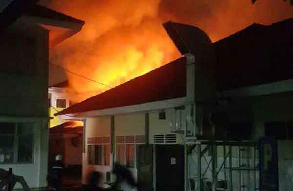 kebakaran ruangan farmasi rsud