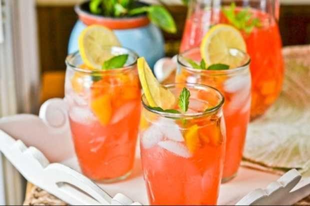 Lemon Stroberi Madu Minuman Segar