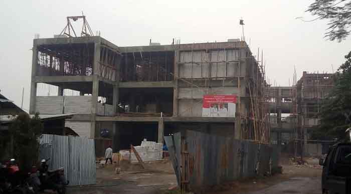 Proyek gedung SMP-N 28 Ciledug