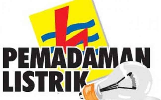 Pemadaman Listrik di Kota Tangerang