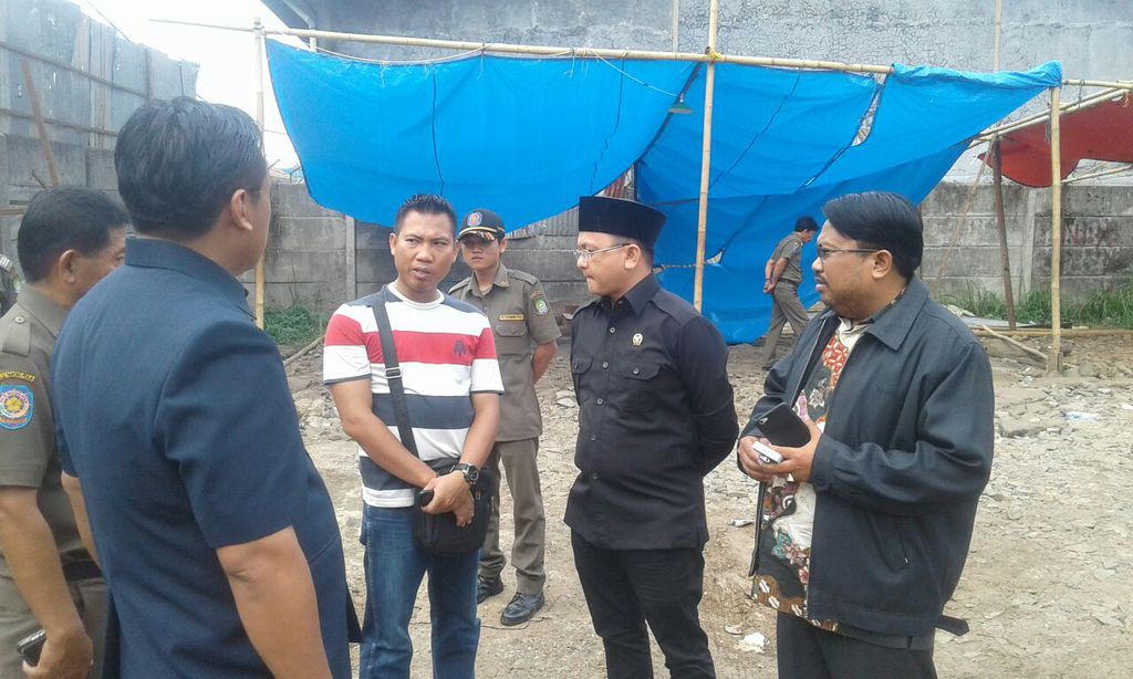 sidak gudang gas pinang