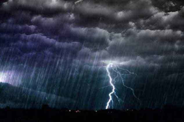 hujan petir & angin kencang