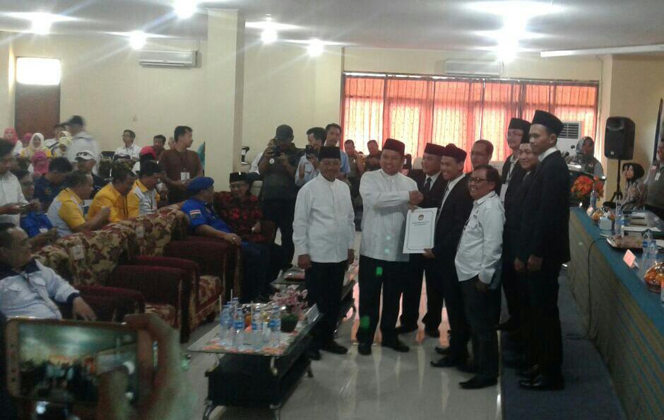 Paslon Tunggal Pilkada Kota Tangerang