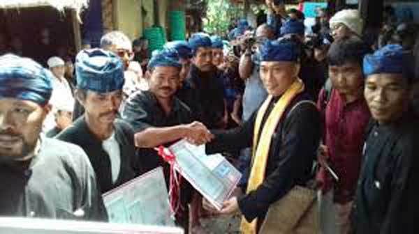 e-KTP untuk masyarakat adat Baduy