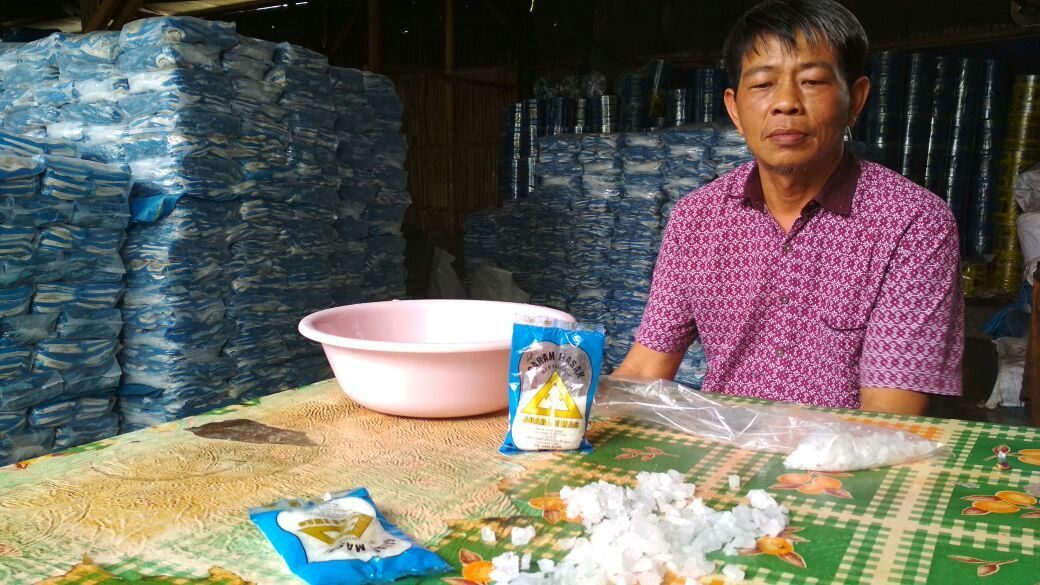 penjualan garam omzet