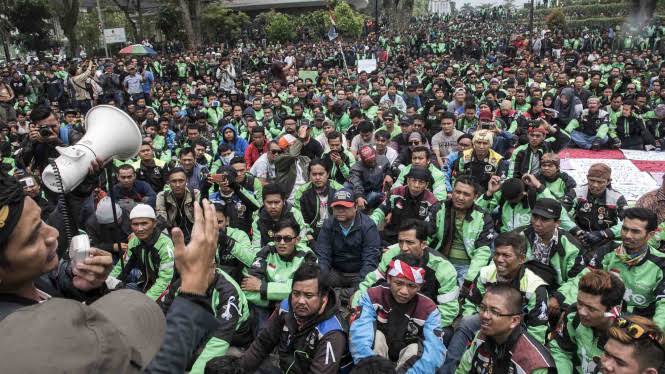 ojek online demo