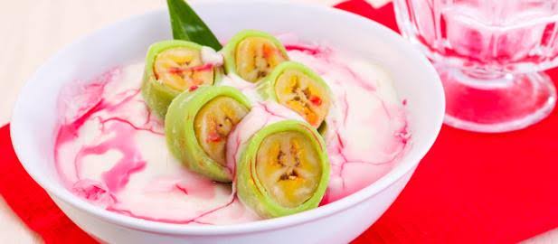 es pisang ijo resep