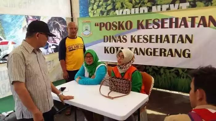 sidak posko mudik Tangerang