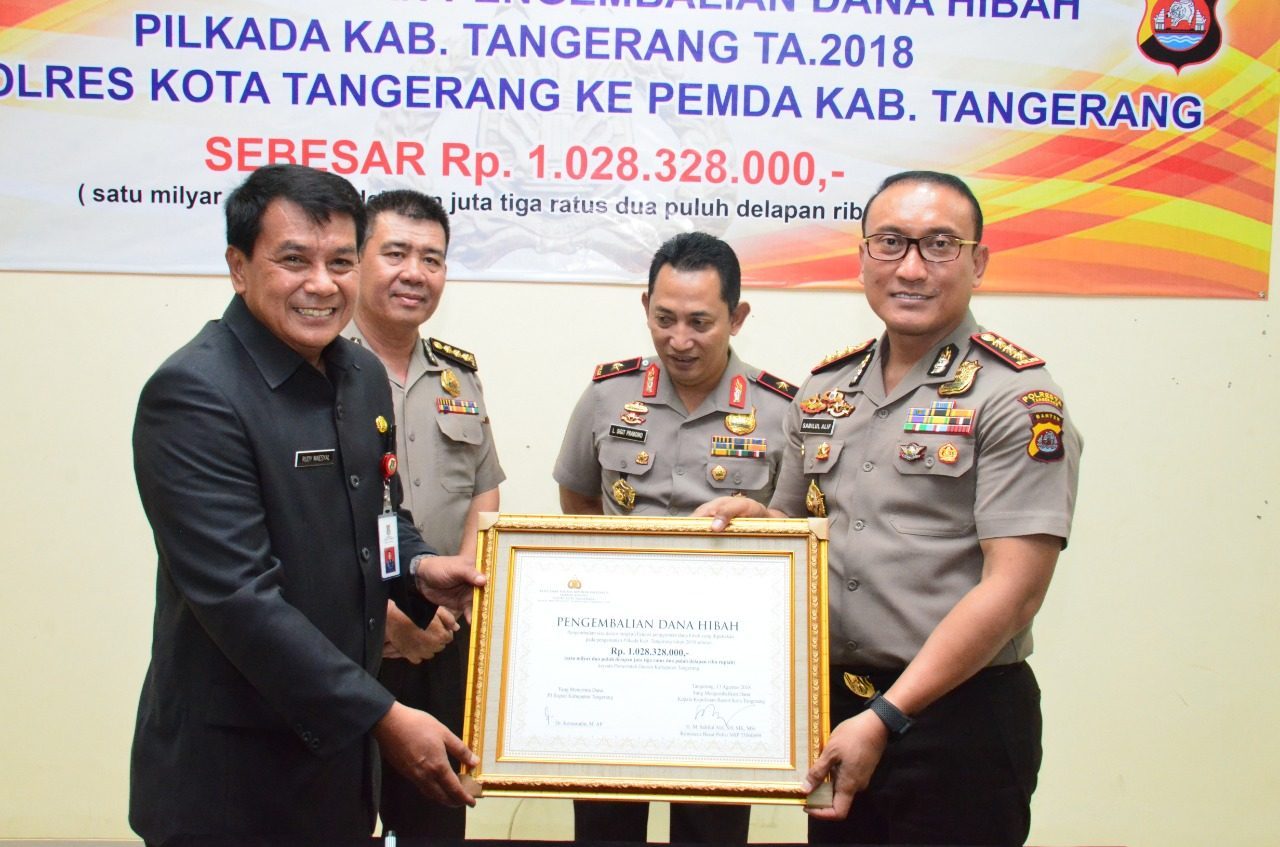 dana pengamanan pilkada tangerang