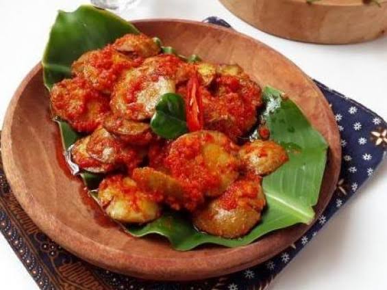 menu jengkol balado