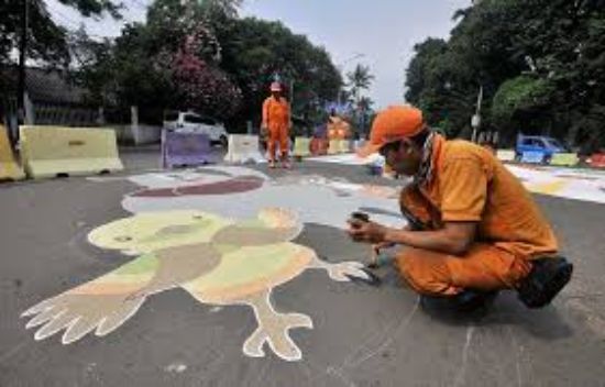 mural Asian Games Jakarta