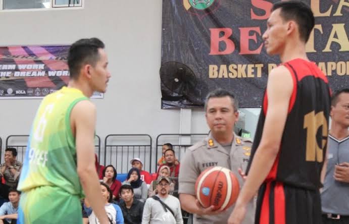 turnamen basket ball Kapolres Tangsel