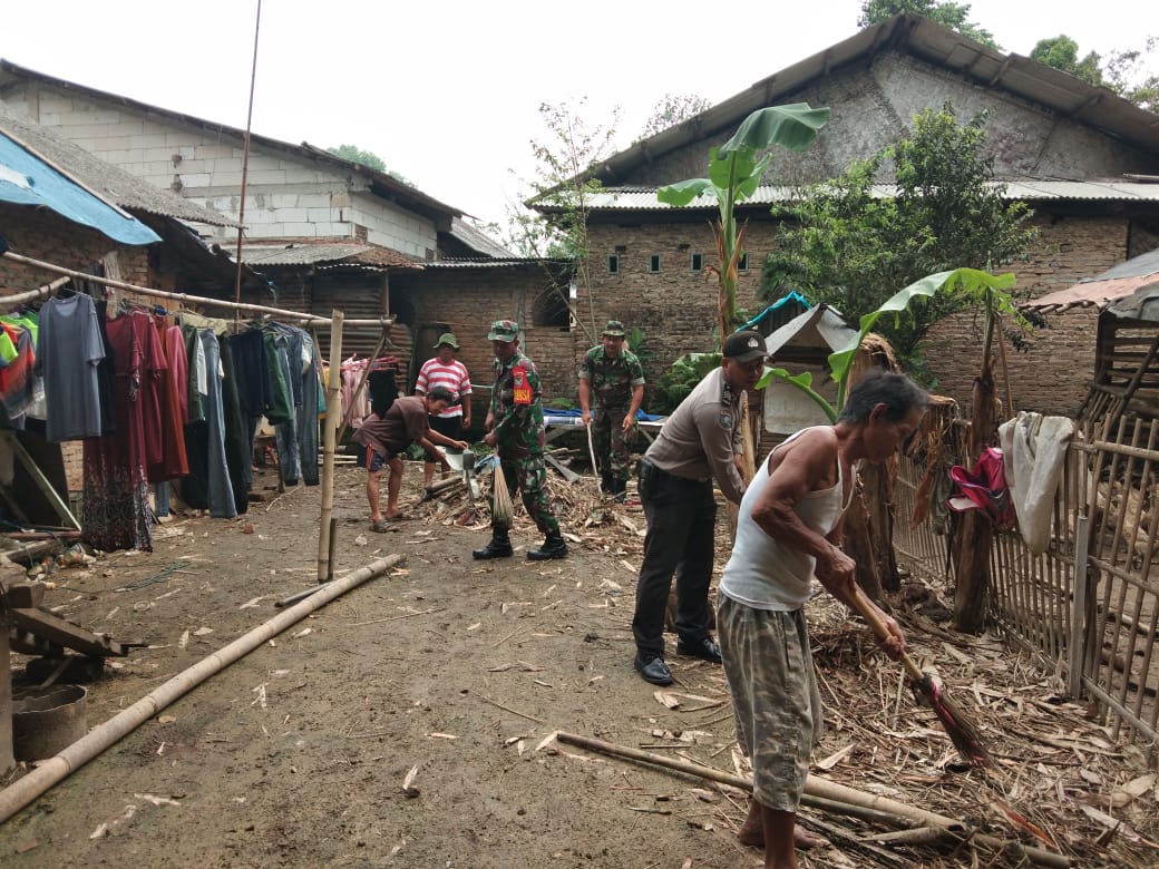 koramil cikande bersih bersih rumah